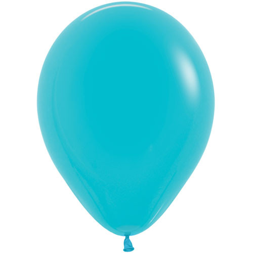 12" Fashion Caribbean Blue Sempertex Latex Balloons (50)