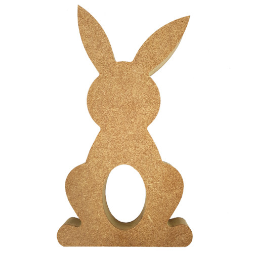 20cm Wooden Floppy Ears Bunny Egg Holder (1)