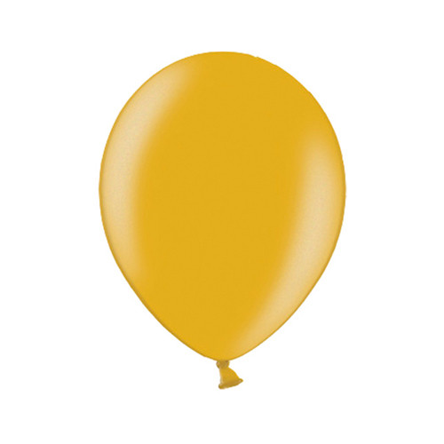 5" Metallic Gold Belbal Latex Balloons (100)