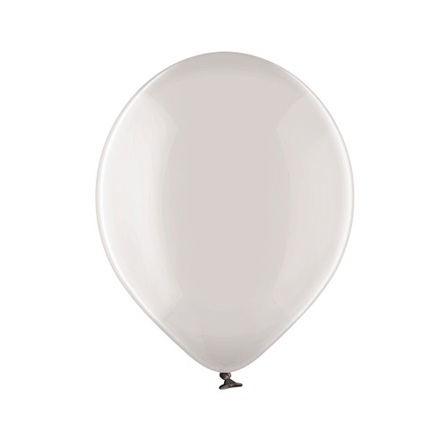 5" Crystal Soap Grey Belbal Latex Balloons (100)