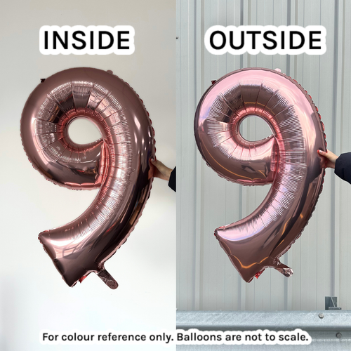 34 inch Anagram Rose Gold Number 8 Foil Balloon (1)