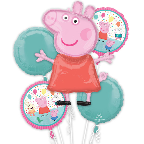 Peppa Pig Foil Balloon Bouquet (5)