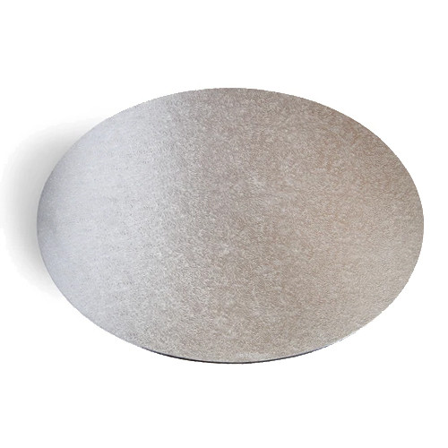 10 inch Silver Round Cake Board - 0.1 inch (1)