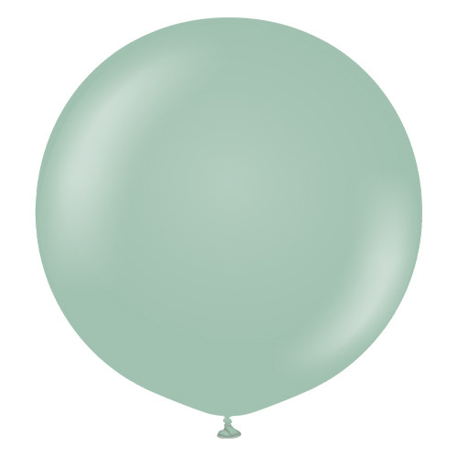 24" Retro Wintergreen Kalisan Latex Balloons (2)