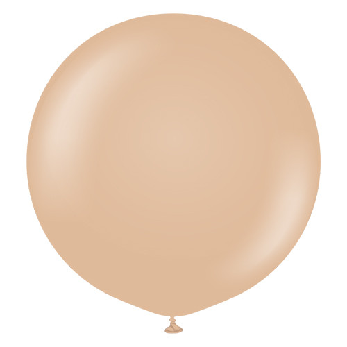 24" Retro Desert Sand Kalisan Latex Balloons (2)