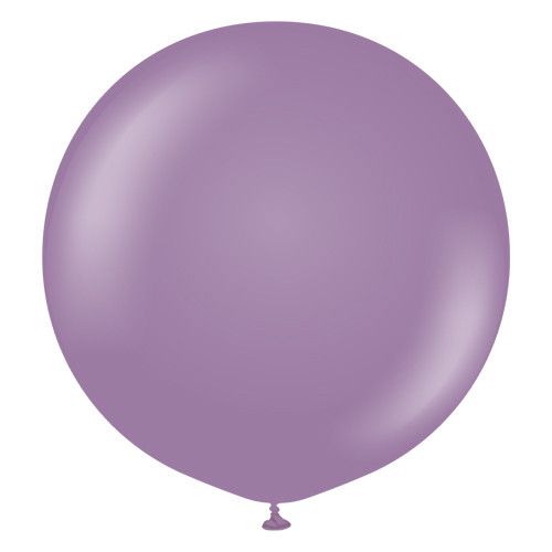 24" Retro Lavender Kalisan Latex Balloons (2)