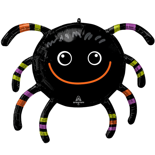 28 inch Smiling Spider Supershape Foil Balloon (1)