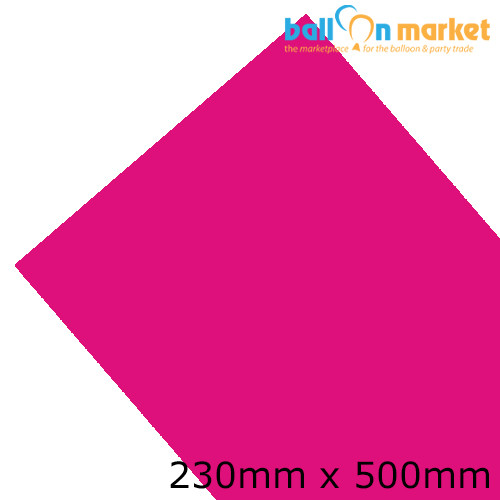 Magenta Hot Flex Clothing Vinyl - 230mm x 500mm (1 sheet)