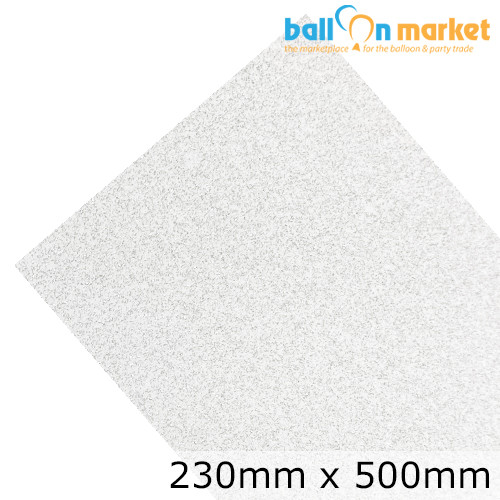 Silver Glitter Cool Flex Clothing Vinyl- 230mm x 500mm (1 sheet)