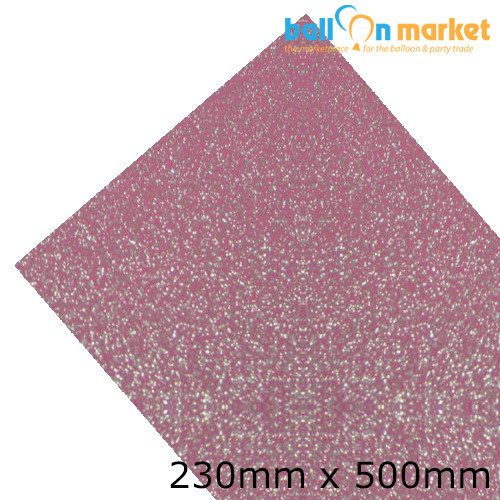 Pink Glitter Cool Flex Clothing Vinyl - 230mm x 500mm (1 sheet)
