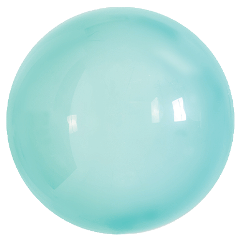 18" Blue Clear Vortex Sphere Balloon (1)