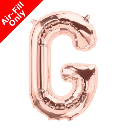 16 inch Rose Gold Letter G Foil Balloon (1)