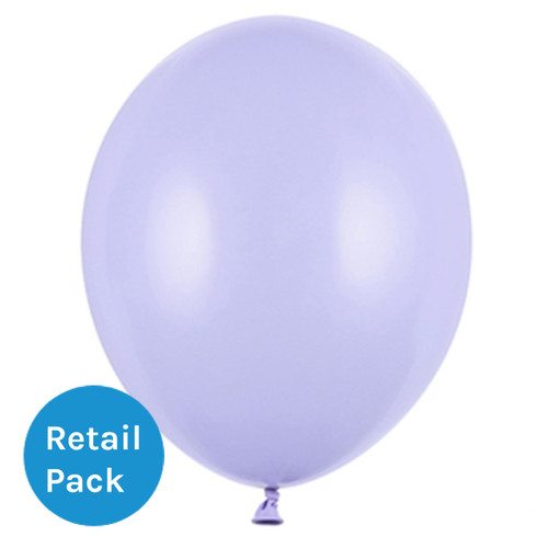 12 inch Pastel Light Lilac Latex Balloons (10) 12 inch Pastel Light Lilac Latex Balloons (10)