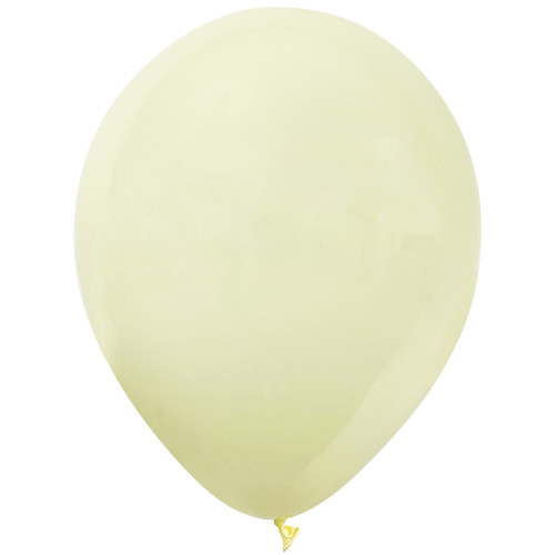 11" Yellow Ivory Latex Balloons (100)