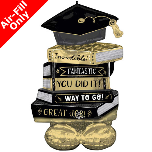 45 inch Graduation Books Airloonz Foil Balloon (1)