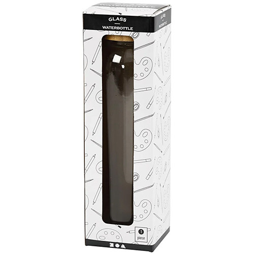 Glass Water Bottle - 500ml (1)