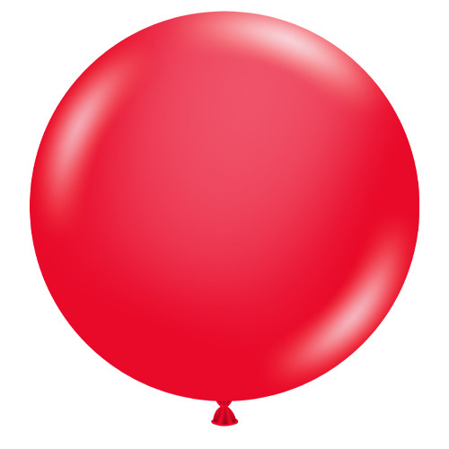 24" Red Tuftex Latex Balloons (3)