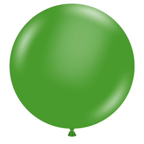 24" Green Tuftex Latex Balloons (3)