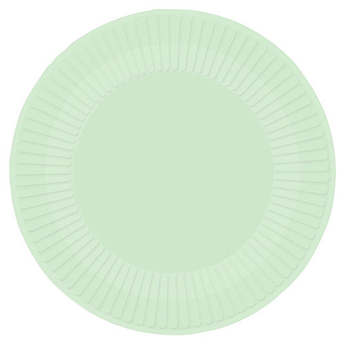 Duck Egg Blue Paper Plates (8)