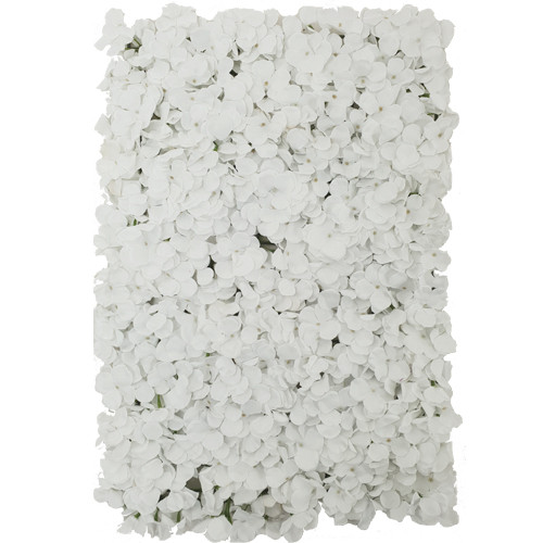 White Hydrangea Flower Wall Panels - 40 x 60cm (8)