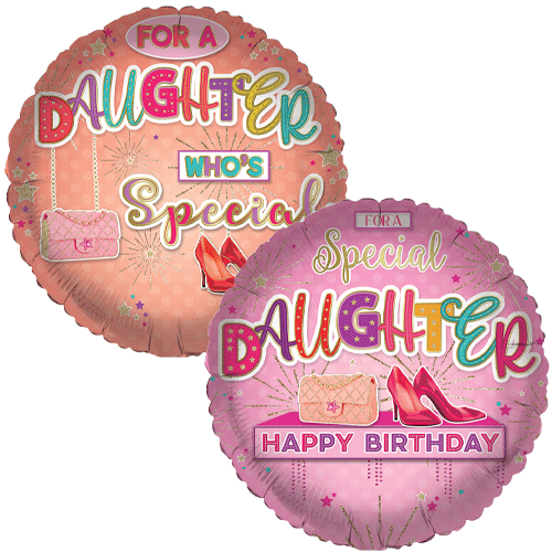 18 inch For A Special Daughter Birthday Foil Balloon (1)