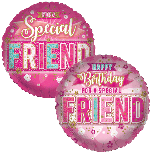 18 inch For A Special Friend Birthday Foil Balloon (1)