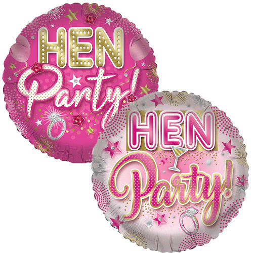 18 inch Hen Party Glamour Foil Balloon (1)