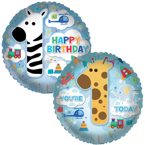 18 inch Toybox Age 1 Foil Balloon (1)
