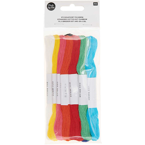 Rico Rainbow Tones Cotton Yarn Strands (10)