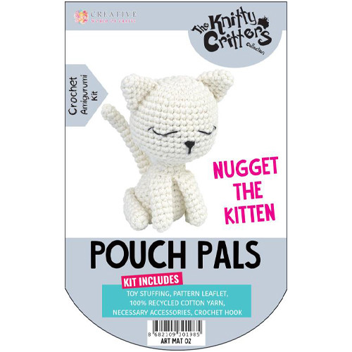 Knitty Critters Nugget The Kitten Crochet Kit (1)