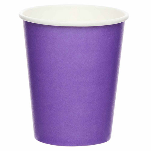 Grape Purple Paper Cups (8)