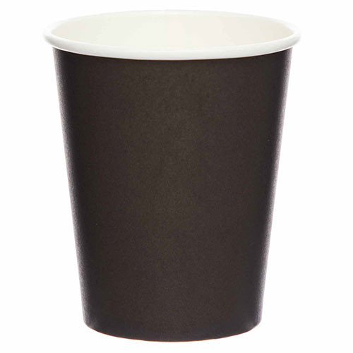 Charcoal Black Paper Cups (8) Charcoal Black Paper Cups (8)