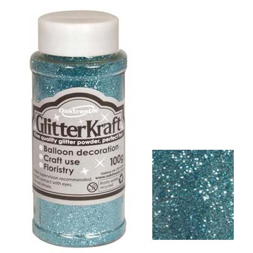 Light Blue GlitterKraft Crafting Powder (100g)