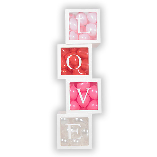 Love White Letter Cubes Set (1)