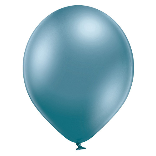 11" Glossy Blue Belbal Latex Balloons (100)