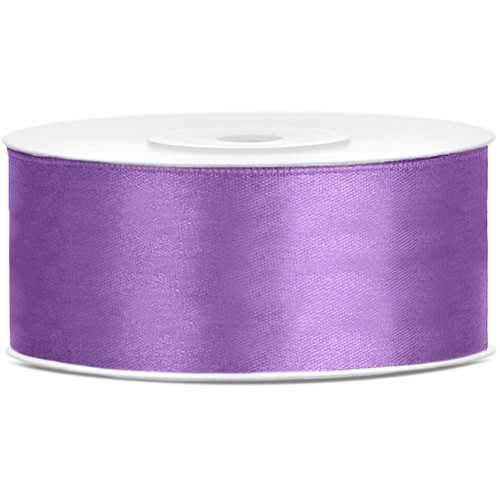Lavender Satin Ribbon - 25mm x 25m (1)