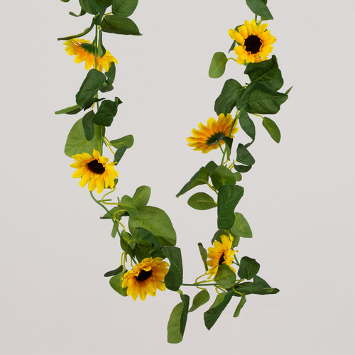 A Yellow Sunflower Garland, measuring 1.5m.