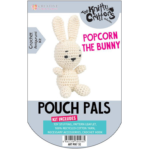 Knitty Critters Popcorn The Bunny Crochet Kit (1)