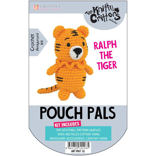 Knitty Critters Ralph The Tiger Crochet Kit (1)