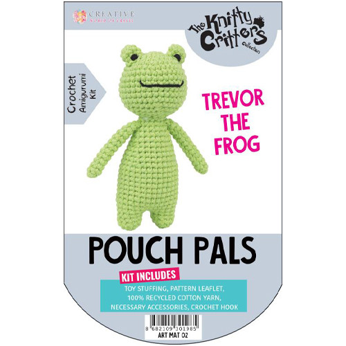 Knitty Critters Trevor The Frog Crochet Kit (1)