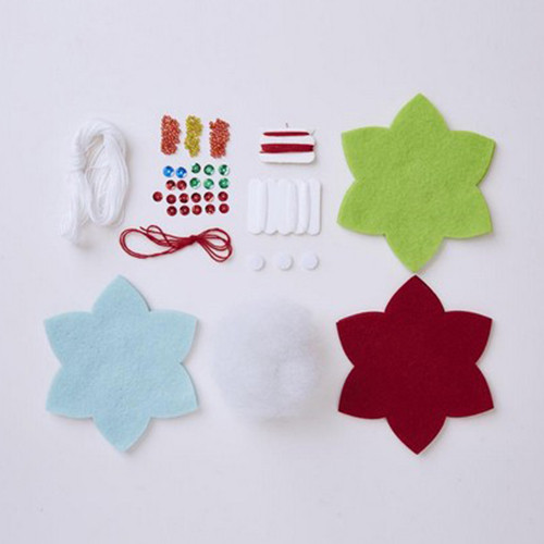 Christmas Star Felt Decoration Kit (1)
