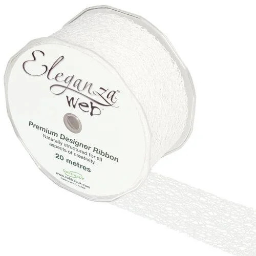 White Web Ribbon - 50mm x 20m (1)