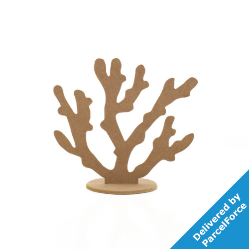 A large coral shaped wooden prop made from MDF, supplied by Nancy Loves. This product will be delivered by Parcelforce.