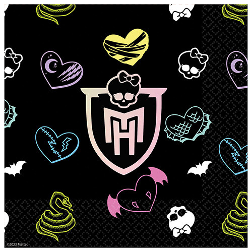 Monster High napkins for kids party