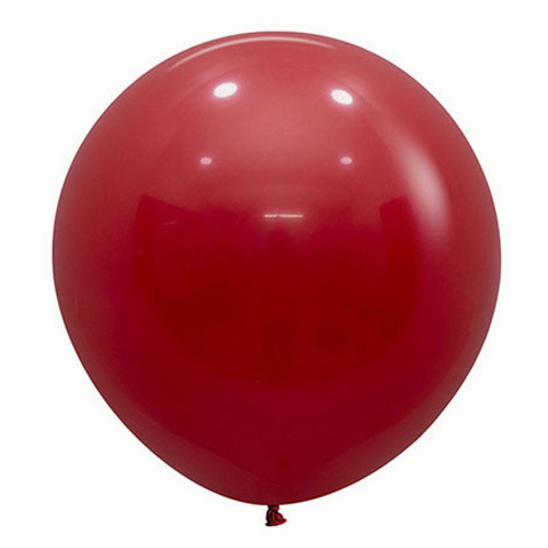 A pack of 3 24" Fashion Imperial Red Sempertex Latex Balloons, manufactured by Sempertex!