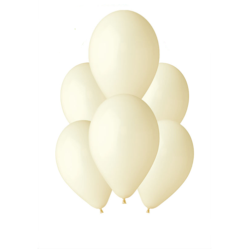 Ivory coloured balloons manufactured by Gemar