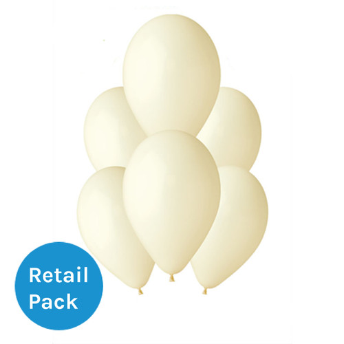 Ivory coloured balloons manufactured by Gemar Ivory coloured balloons manufactured by Gemar