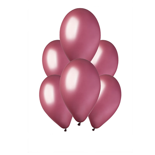 Burgundy coloured latex balloons manufactured by Gemar