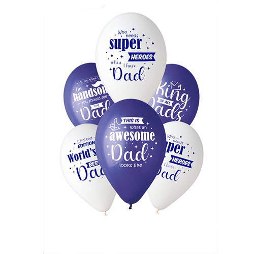 father's day latex balloons