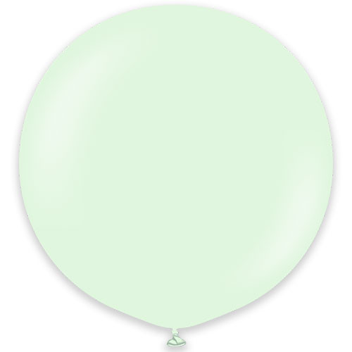 A 36" Macaron Pale Green Kalisan Latex Balloon manufactured by Kalisan!